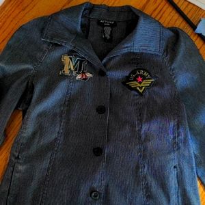 Light blackly pinstripe